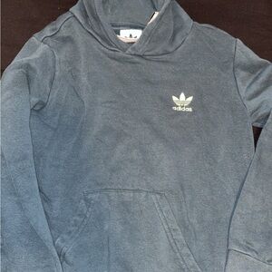 Adidas Men's Gray Hoodie Sweater